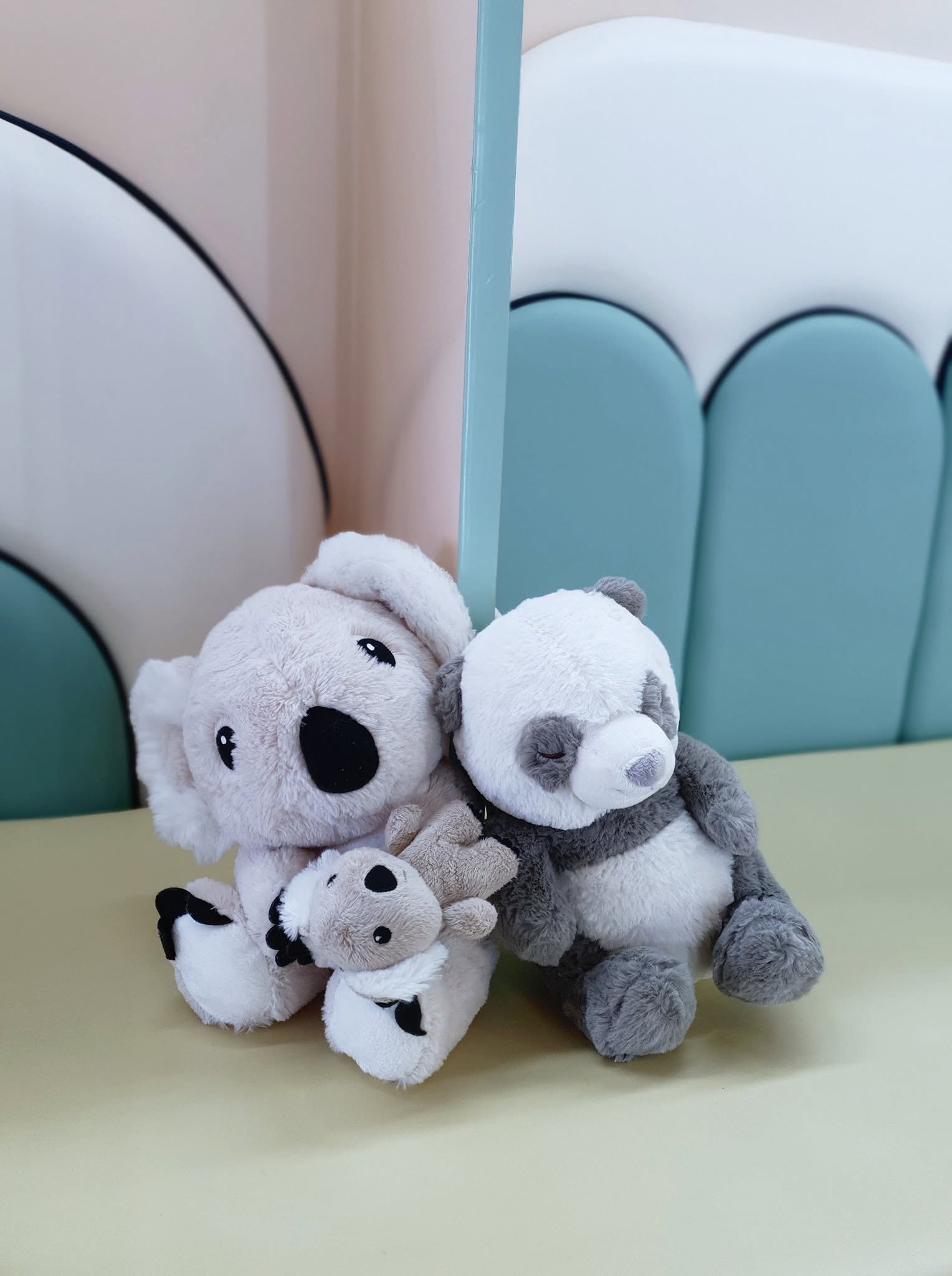 ภาพตุ๊กตาครอบครัวสำหรับกิจกรรมวันแม่ที่ Little Sheep Kids Cafe